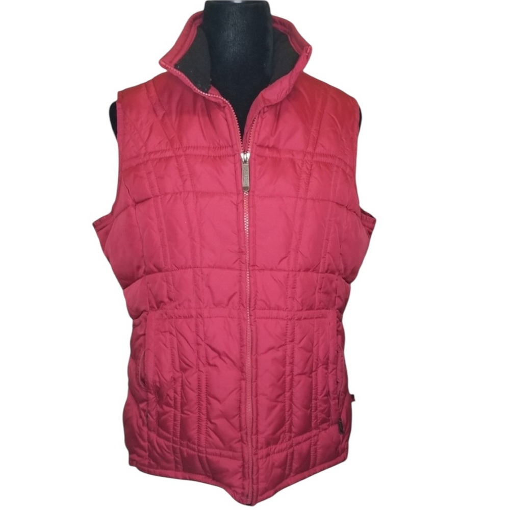 Woolrich Quilted Raspberry Vest - Size Medium - Picture 2 of 7